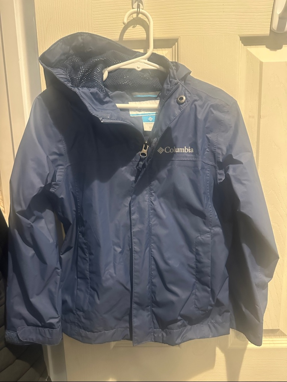 Columbia Kids Navy Hooded Rain Jacket